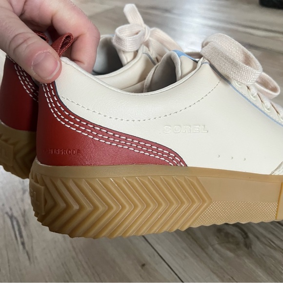 Sorel One Ave low leather Women's Honey White Sneakers brand new without box - Picture 6 of 10
